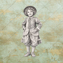 Load image into Gallery viewer, Victorian Children Clipart Bundle PNG, Antique Kids Fussy Cuts, Vintage Paper Doll Images, Junk Journal Ephemera Kit
