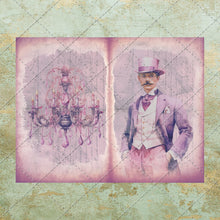 Load image into Gallery viewer, Shabby Chic Purple Theme Victorian &amp; Edwardian Style Junk Journal Printable Pages - Floral Ephemera - Instant Digital Download
