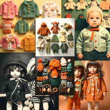 Load image into Gallery viewer, Ultimate Baby and Doll Knitting Patterns Collection 300+ PDF Patterns on DVD-ROM
