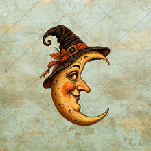 Load image into Gallery viewer, Vintage Halloween Clipart Bundle 20 PNG Images Gothic Spooky Digital Download
