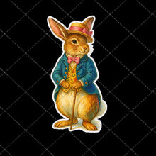 Load image into Gallery viewer, Vintage Sticker Images – 26 PNG &amp; PDF Instant Download – Whimsical Victorian Animals, Easter Basket, Circus, Flowers &amp; Children
