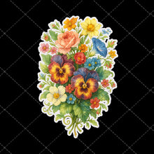 Load image into Gallery viewer, Vintage Sticker Images – 26 PNG &amp; PDF Instant Download – Whimsical Victorian Animals, Easter Basket, Circus, Flowers &amp; Children
