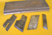 Load image into Gallery viewer, Antique Wooden Molding Planer for Edge and Trim Shaping, with 5 Blades - Marked &quot;F Rawson&quot;
