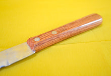 Load image into Gallery viewer, Vintage Stainless Steel All Purpose Kitchen Knife, Wooden Handle, Kitchenalia
