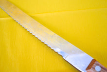 Load image into Gallery viewer, Vintage Stainless Steel All Purpose Kitchen Knife, Wooden Handle, Kitchenalia
