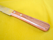 Load image into Gallery viewer, Vintage Stainless Steel All Purpose Kitchen Knife, Wooden Handle, Kitchenalia
