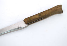 Load image into Gallery viewer, Vintage Stainless Steel All Purpose Kitchen Knife, Wooden Handle, Kitchenalia
