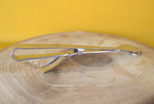 Load image into Gallery viewer, Vintage Chrome Salad Grabber Tongs , Kitchen Utensil, Made In England
